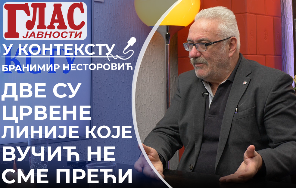 BRANIMIR NESTOROVIĆ: SANKCIJE NIS-U SU KAZNA VUČIĆU